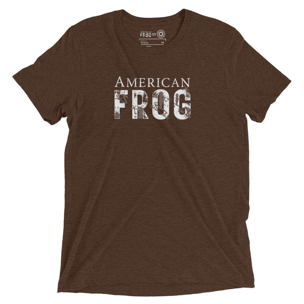 American Frog in Brown Short Sleeve T-Shirt