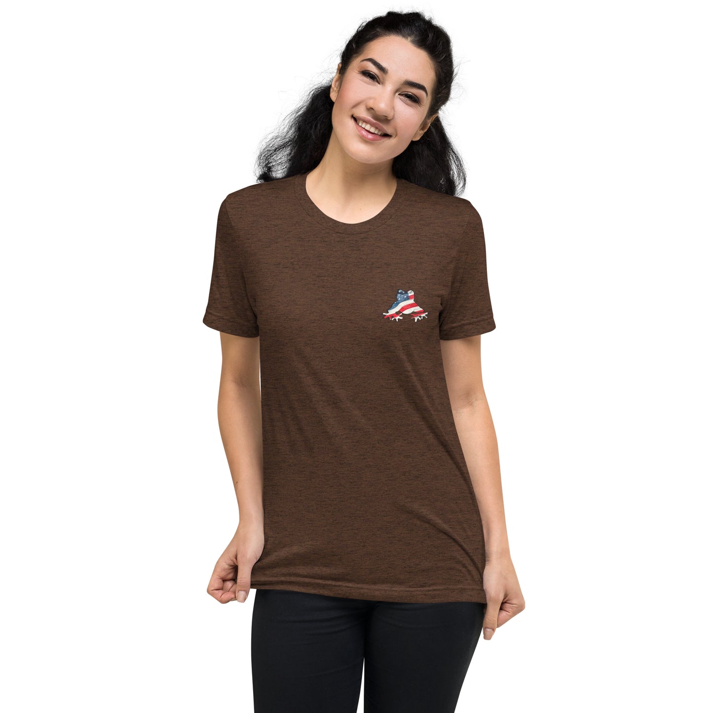 American Frog in Brown Short Sleeve T-Shirt