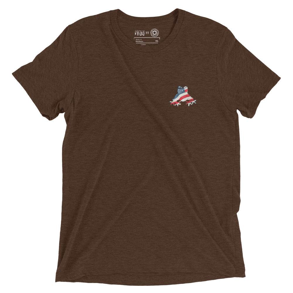 American Frog in Brown Short Sleeve T-Shirt