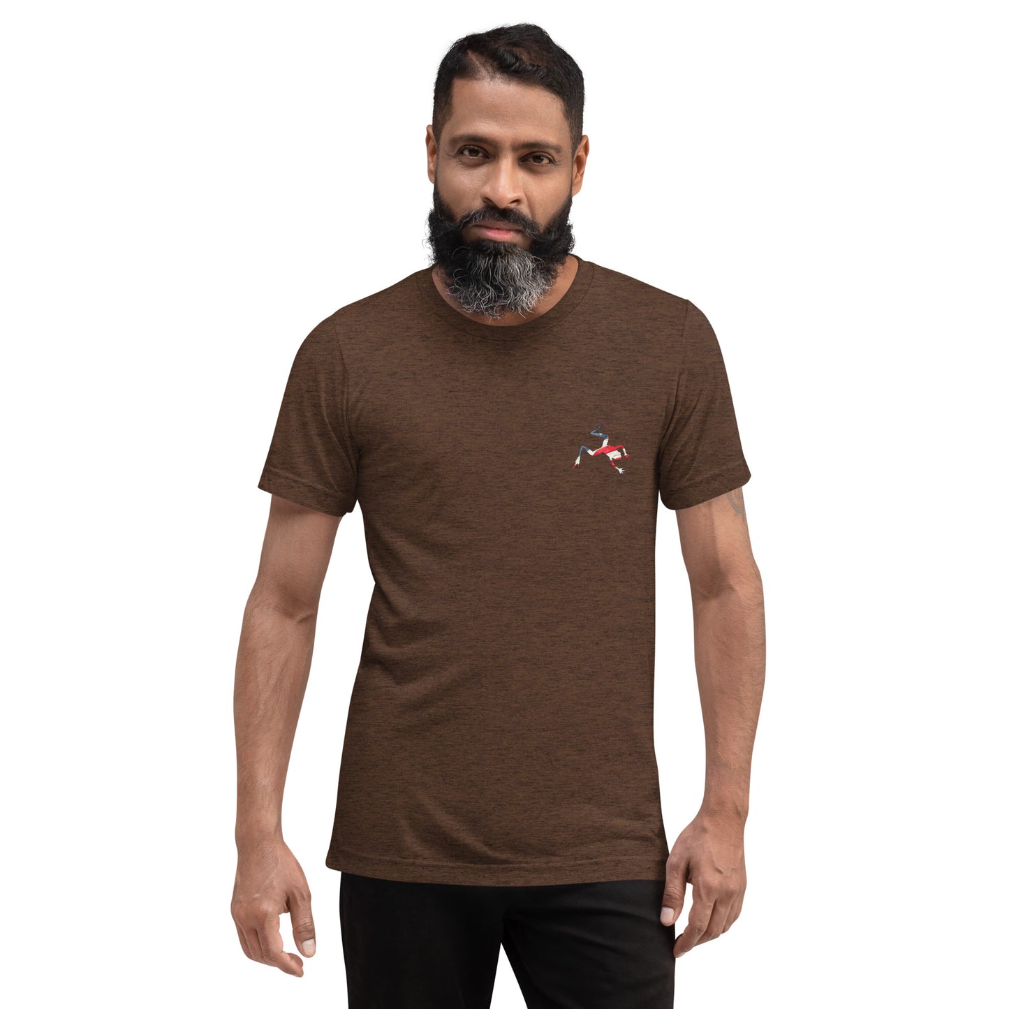 American Frog in Brown Short Sleeve T-Shirt