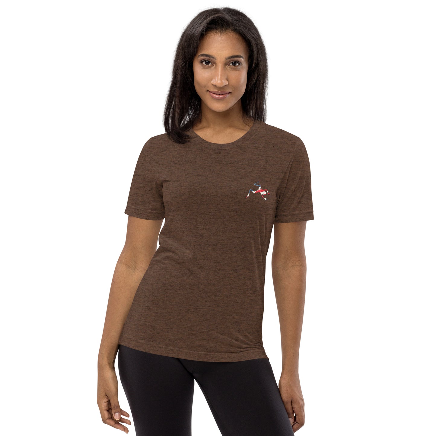 American Frog in Brown Short Sleeve T-Shirt