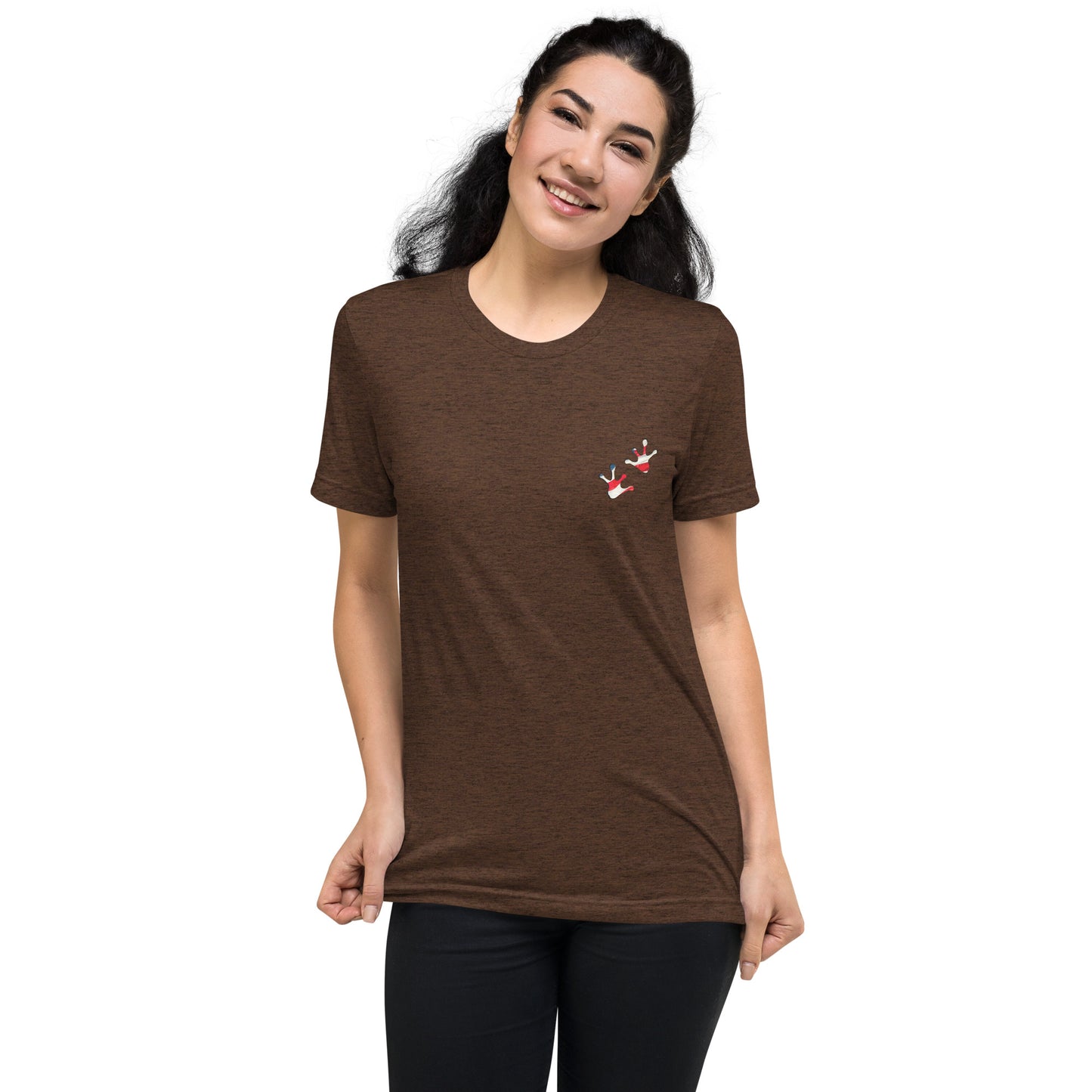 American Frog in Brown Short Sleeve T-Shirt