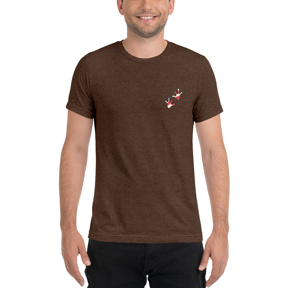 American Frog in Brown Short Sleeve T-Shirt