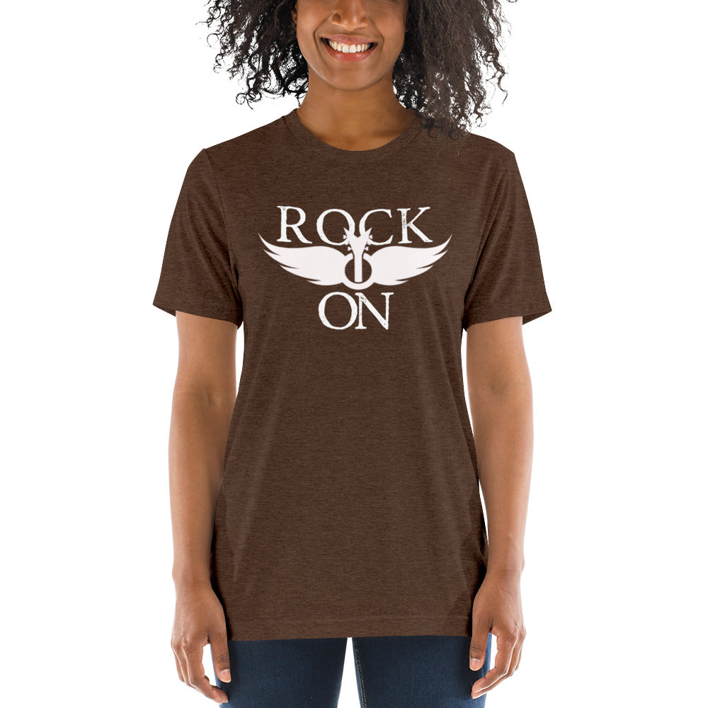 Rock On Guitar Wings Short Sleeve T-Shirt