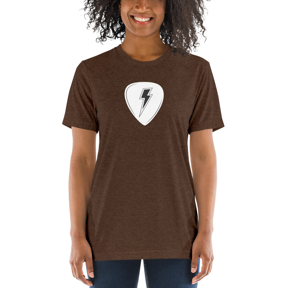 Lightning Guitar Pick Short Sleeve T-Shirt