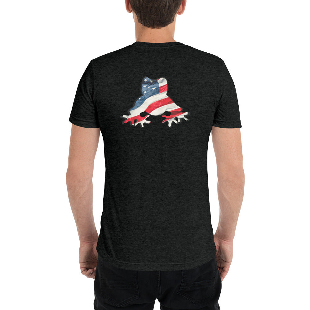 American Frog in Black Short Sleeve T-Shirt