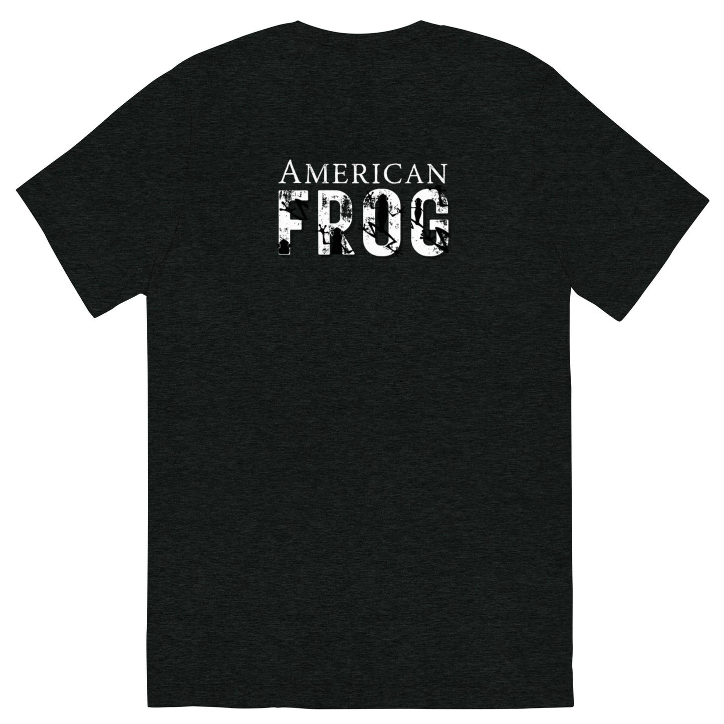 American Frog in Black Short Sleeve T-Shirt