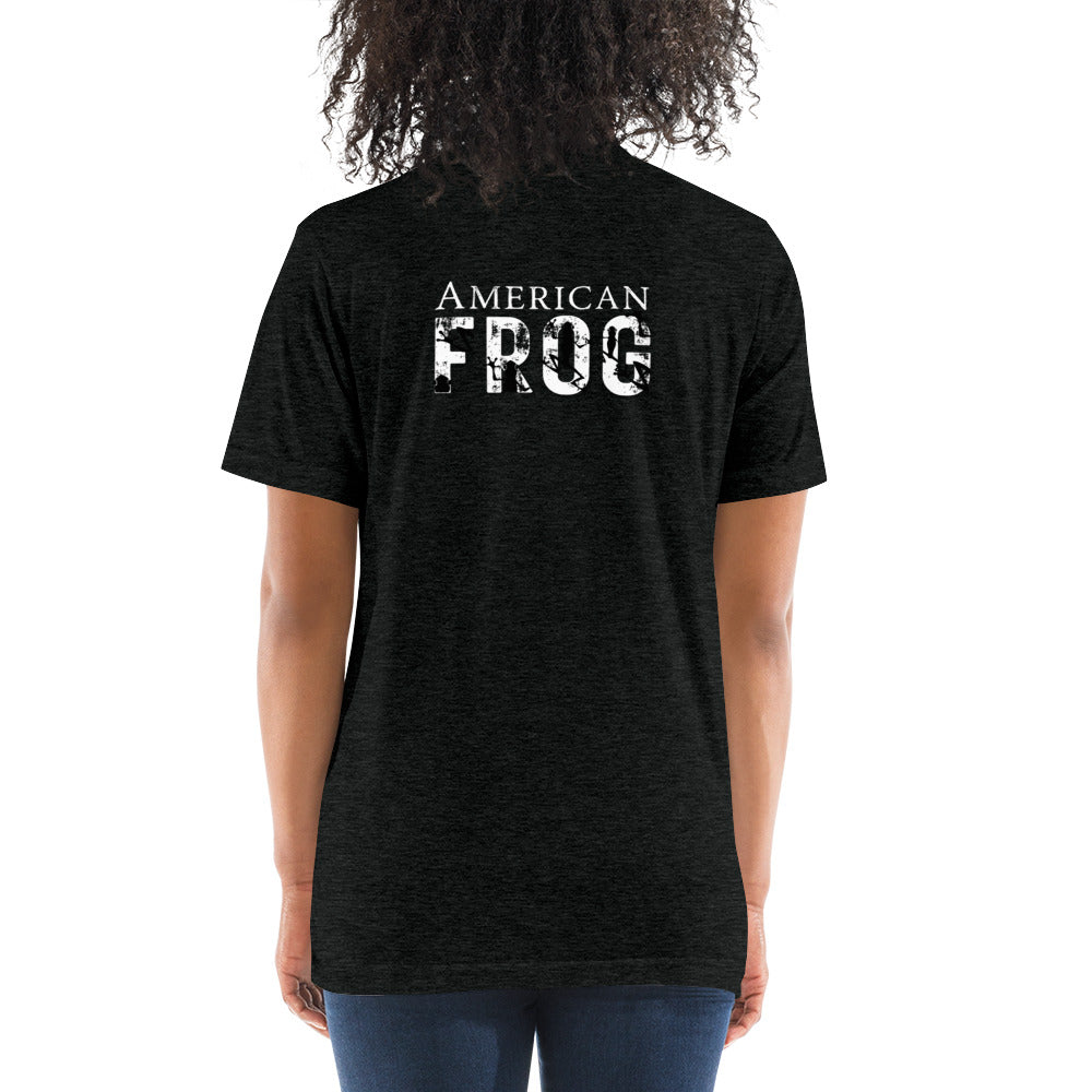 American Frog in Black Short Sleeve T-Shirt