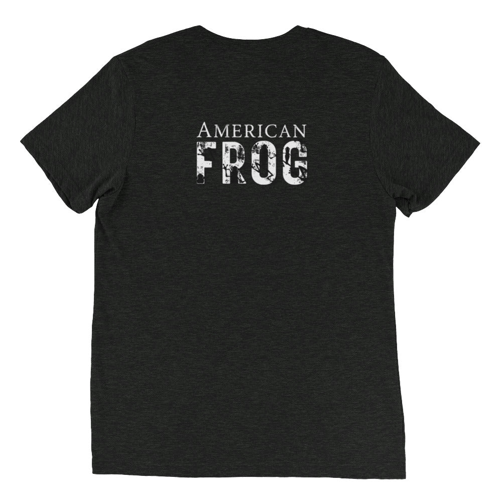 American Frog in Black Short Sleeve T-Shirt