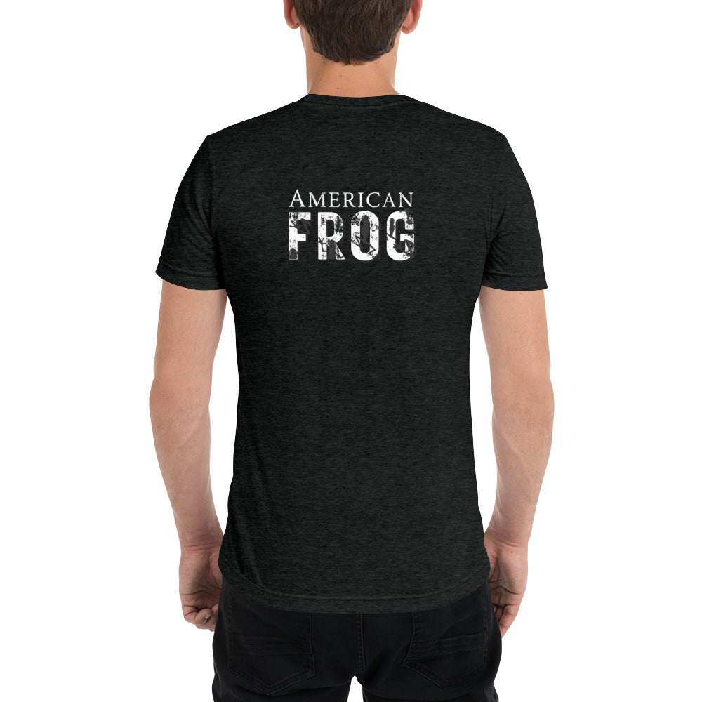 American Frog in Black Short Sleeve T-Shirt