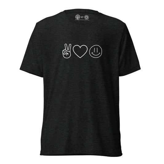 Peace Love Happiness Short Sleeve T-Shirt