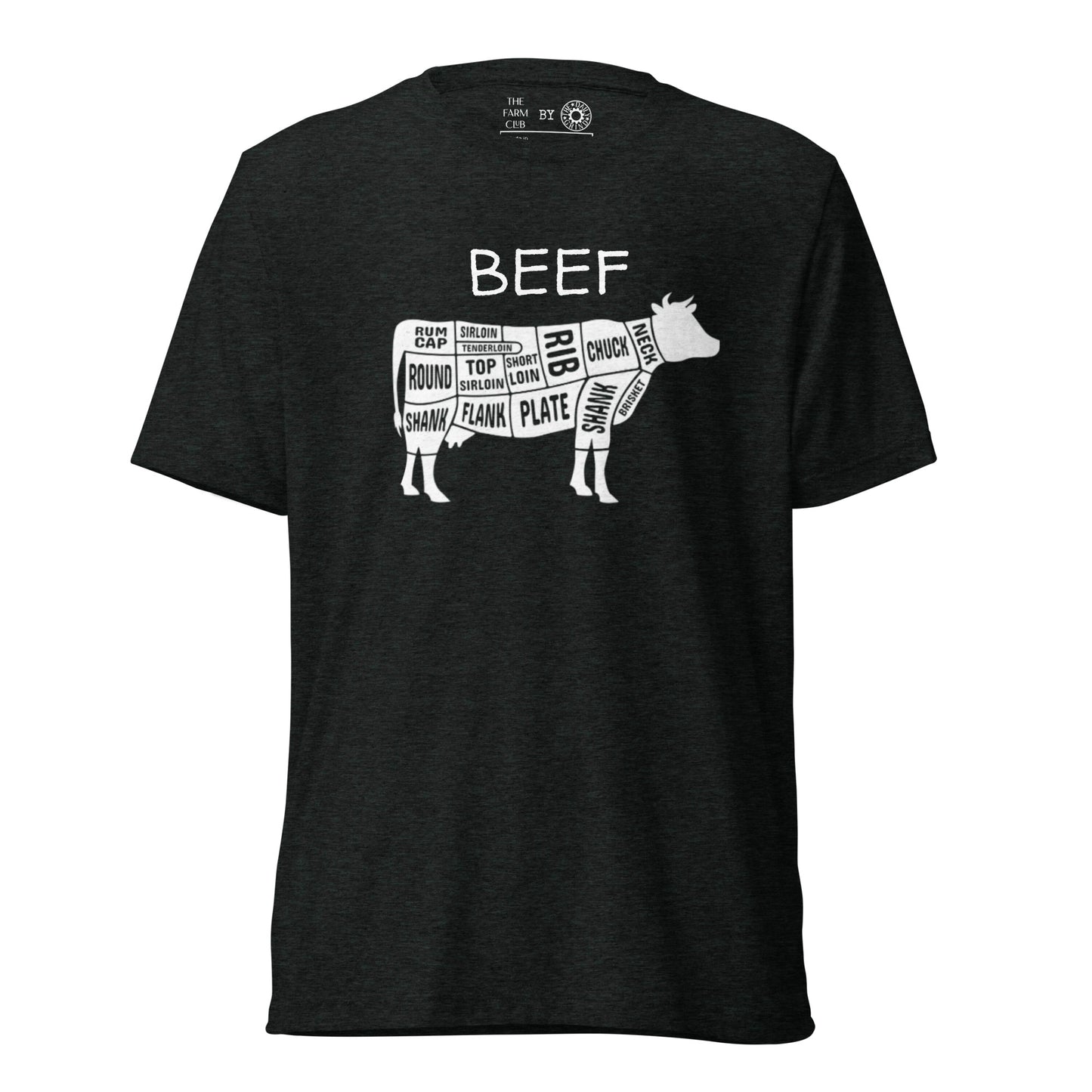 Beef Cow Butcher Chart Short Sleeve T-Shirt