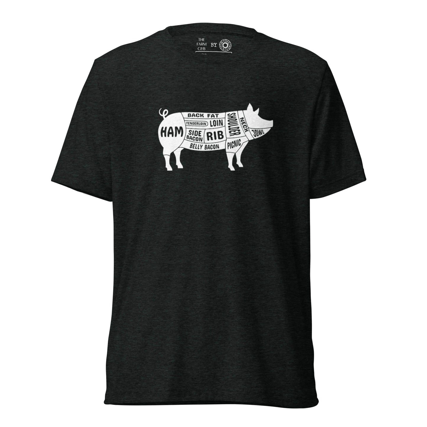 Pig Butcher Chart Short Sleeve T-Shirt