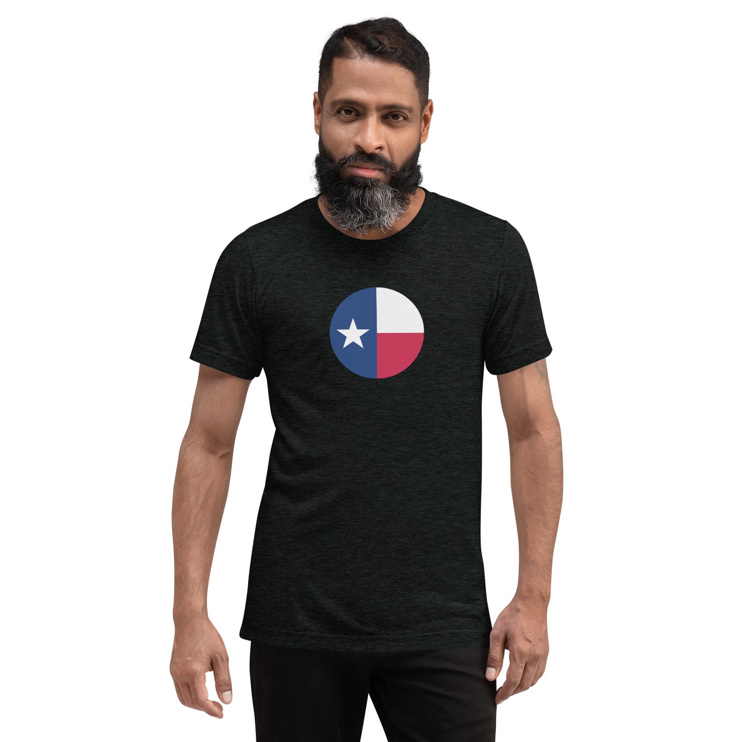 Circle Texas Flag Short Sleeve T-Shirt