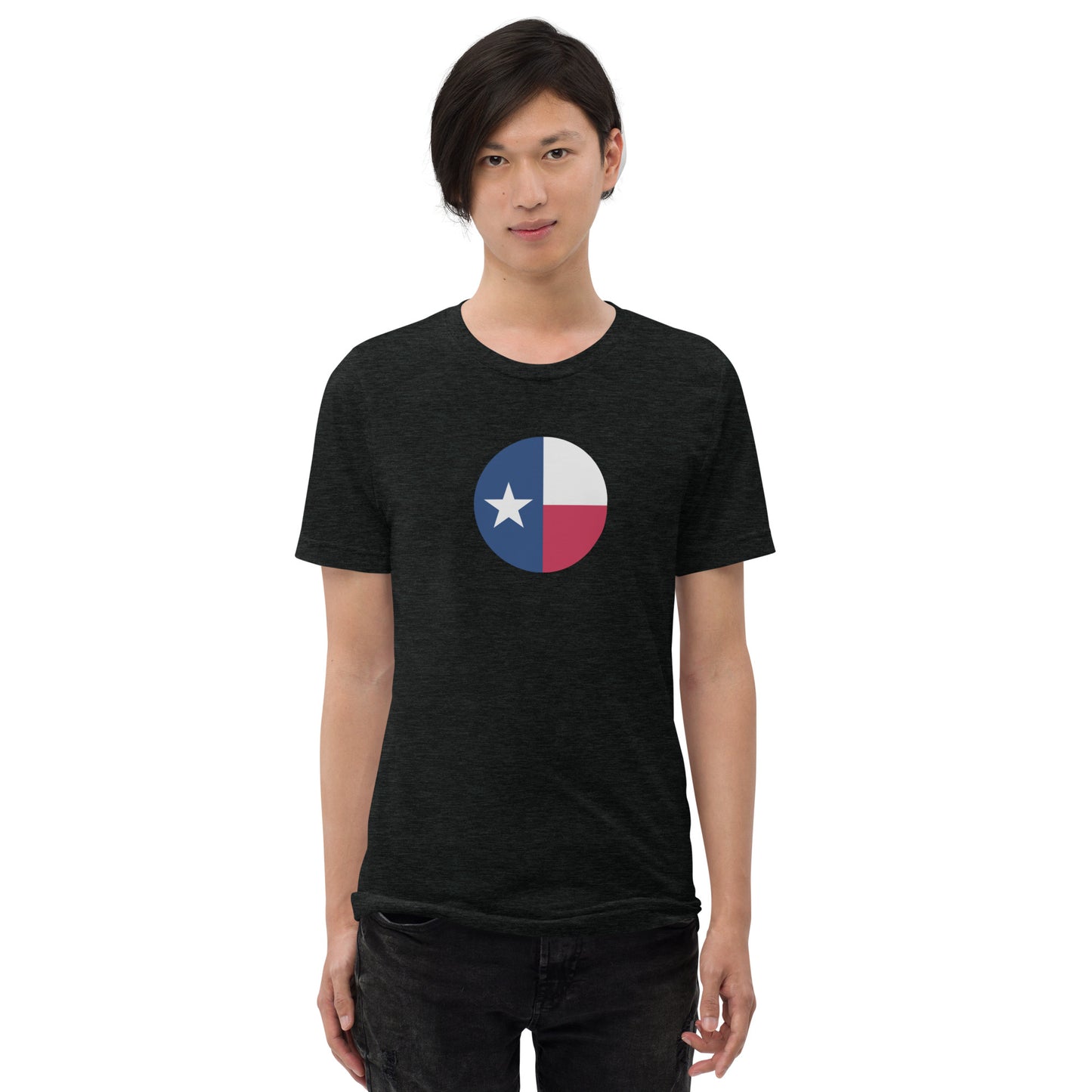 Circle Texas Flag Short Sleeve T-Shirt