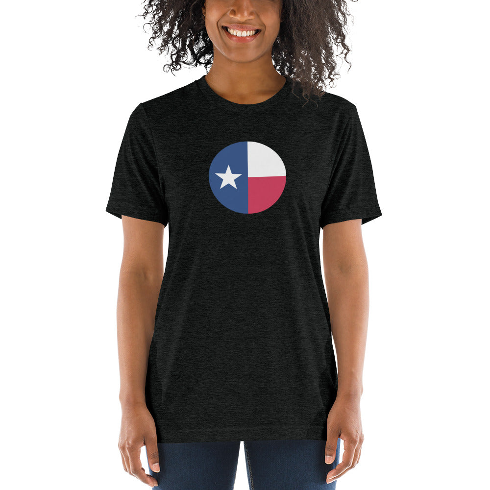 Circle Texas Flag Short Sleeve T-Shirt