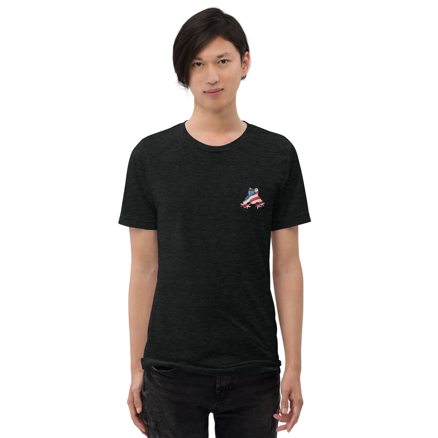 American Frog in Black Short Sleeve T-Shirt