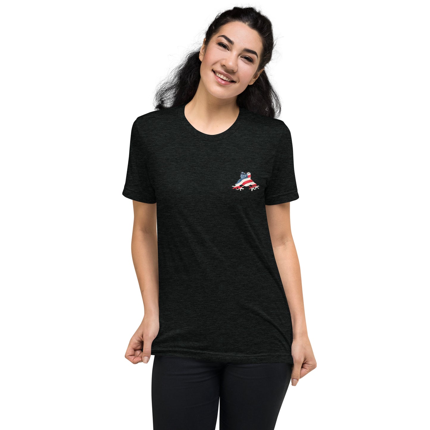 American Frog in Black Short Sleeve T-Shirt