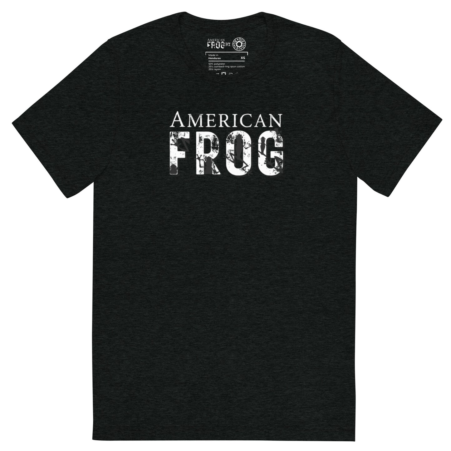 American Frog in Black Short Sleeve T-Shirt