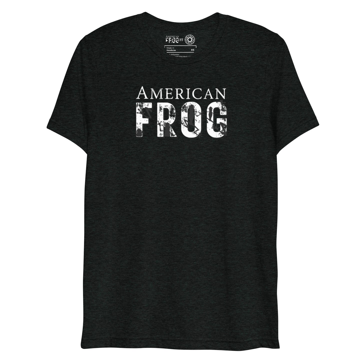 American Frog in Black Short Sleeve T-Shirt