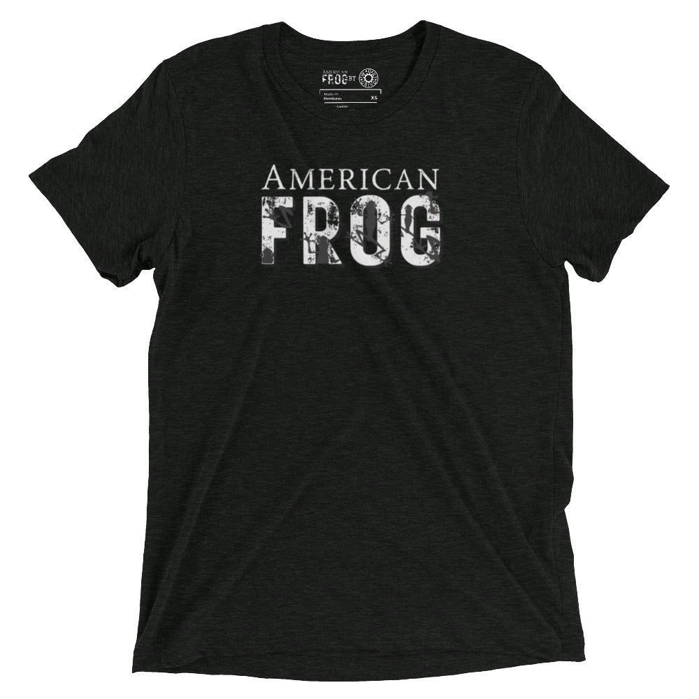 American Frog in Black Short Sleeve T-Shirt