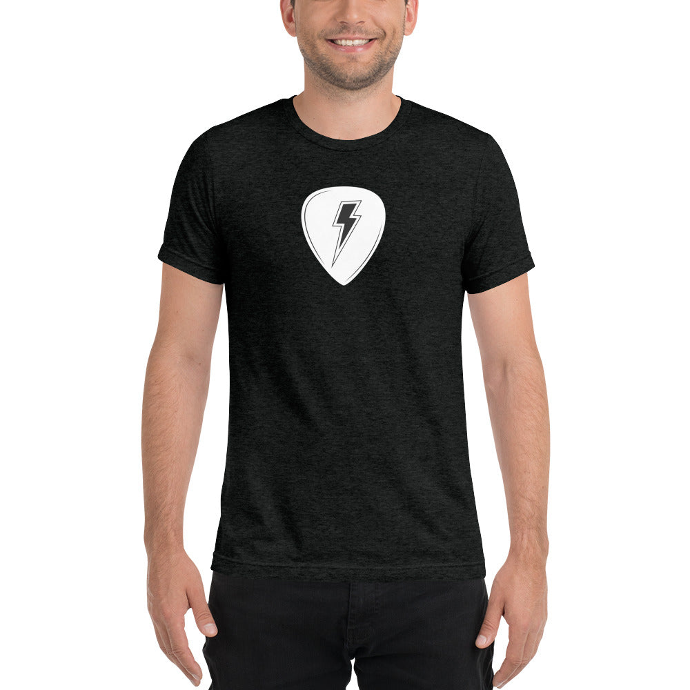 Lightning Guitar Pick Short Sleeve T-Shirt