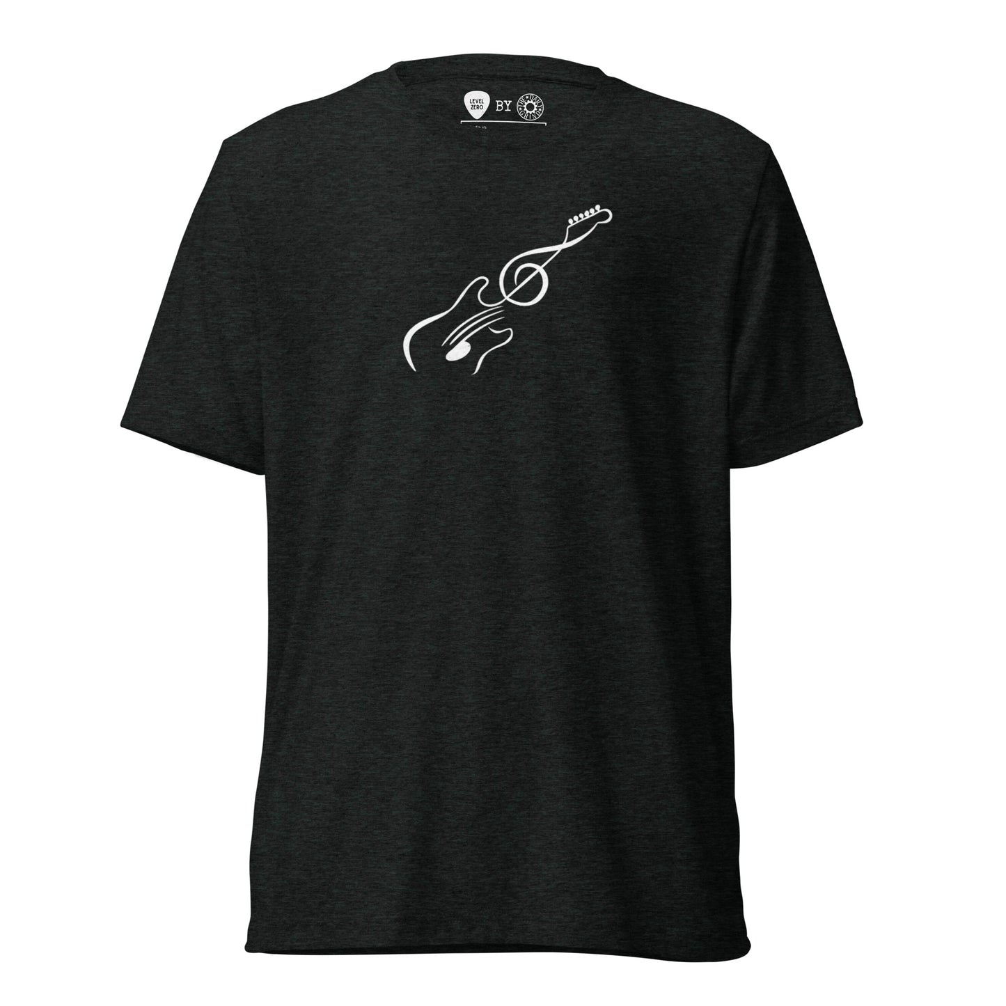 Music Note Electric Guitar Short Sleeve T-Shirt