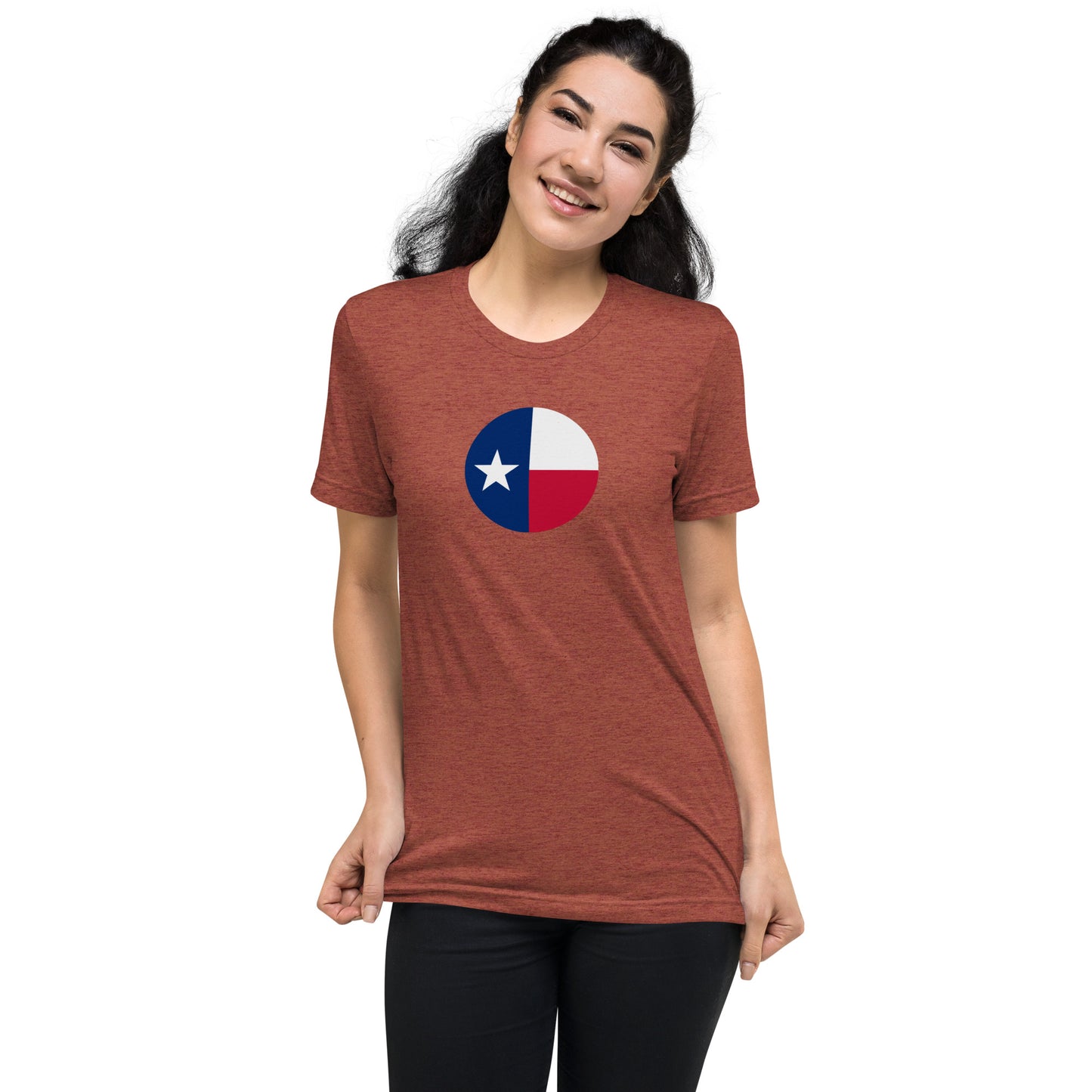 Circle Texas Flag Short Sleeve T-Shirt