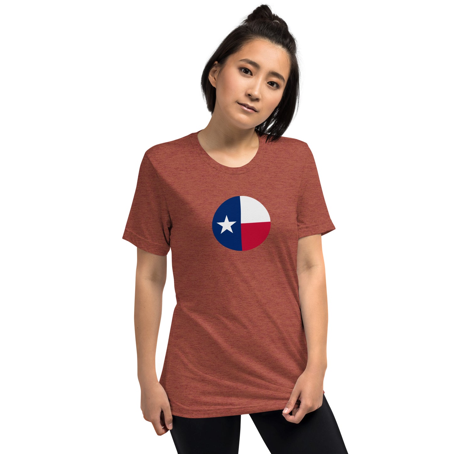 Circle Texas Flag Short Sleeve T-Shirt