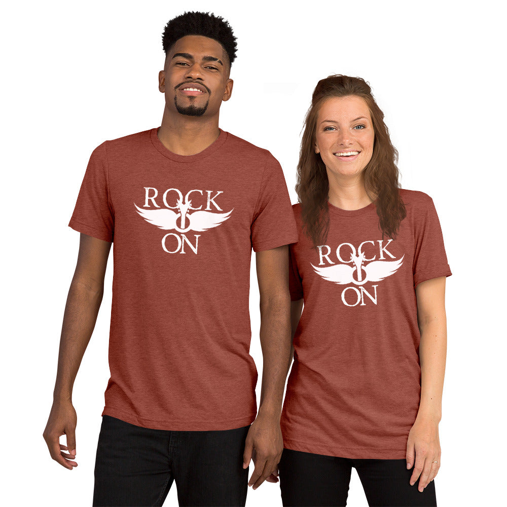 Rock On Guitar Wings Short Sleeve T-Shirt