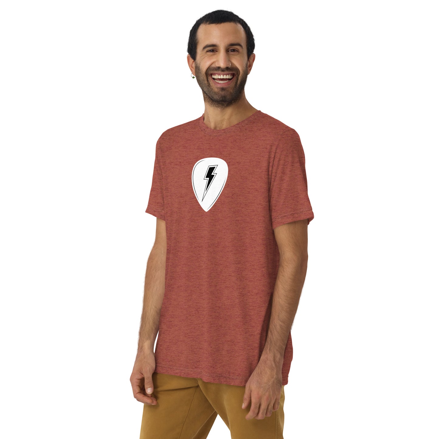 Lightning Guitar Pick Short Sleeve T-Shirt