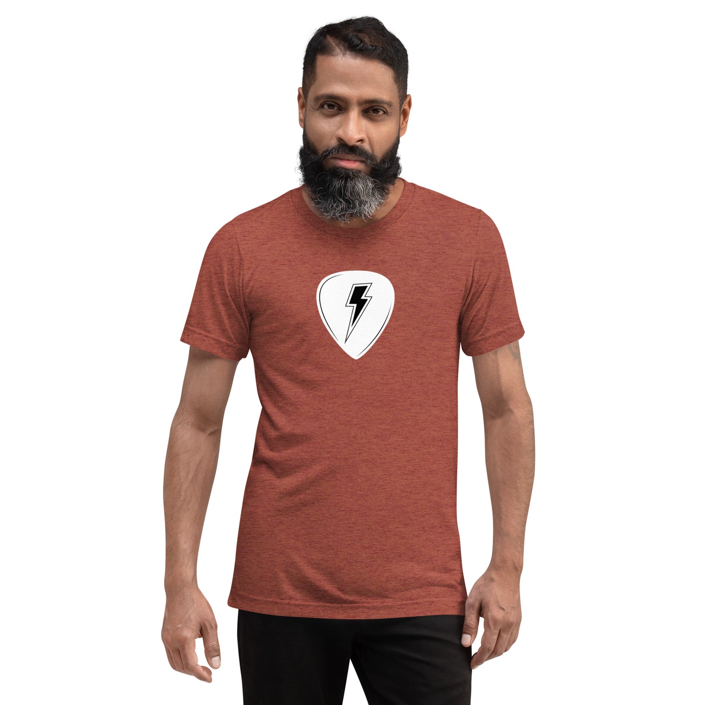 Lightning Guitar Pick Short Sleeve T-Shirt