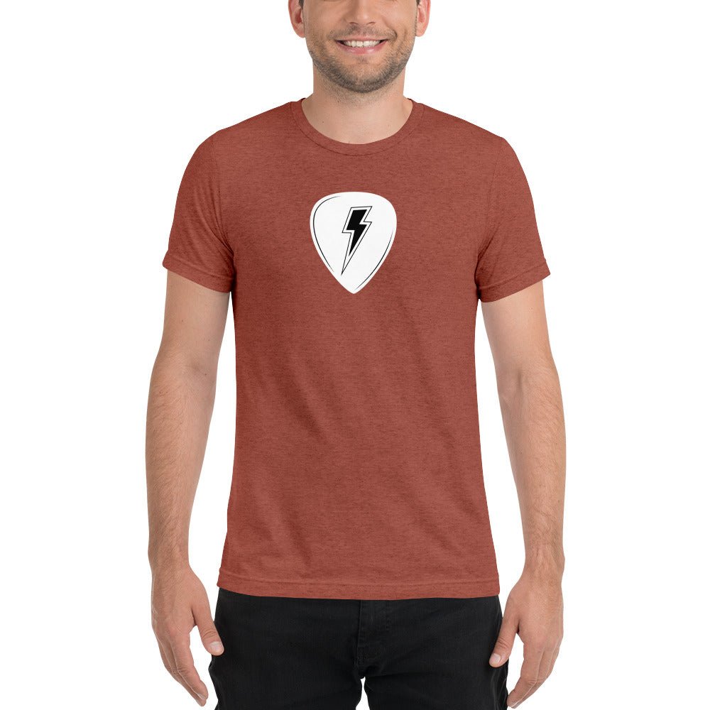 Lightning Guitar Pick Short Sleeve T-Shirt