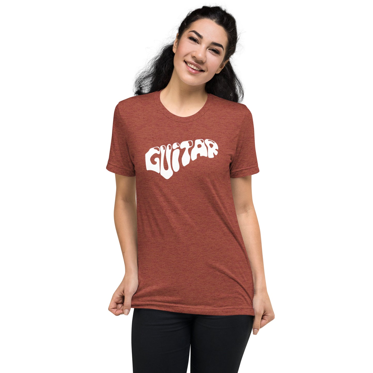 Guitar Word Short Sleeve T-Shirt