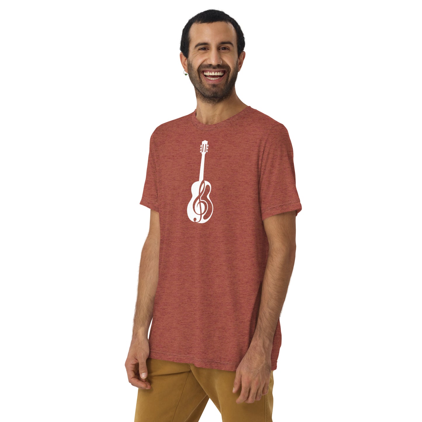 Music Note Guitar Short Sleeve T-Shirt