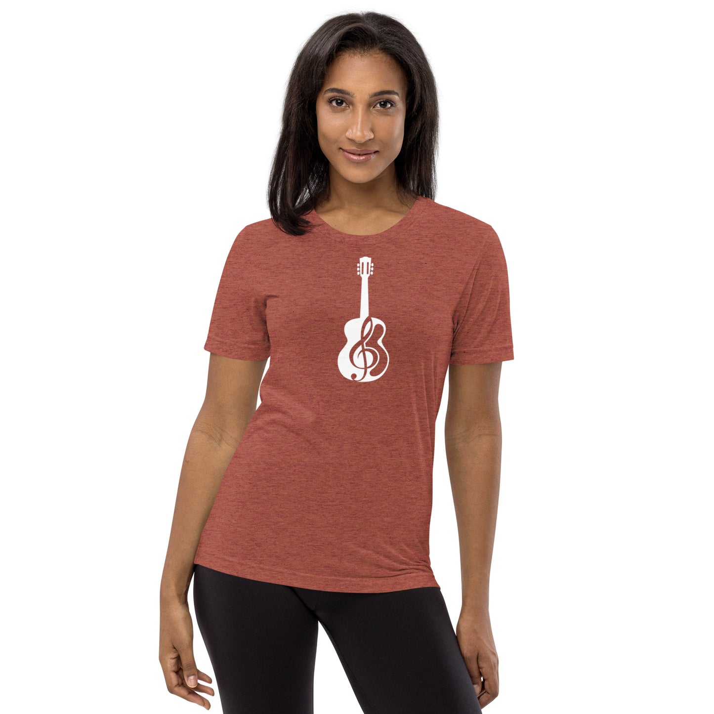 Music Note Guitar Short Sleeve T-Shirt