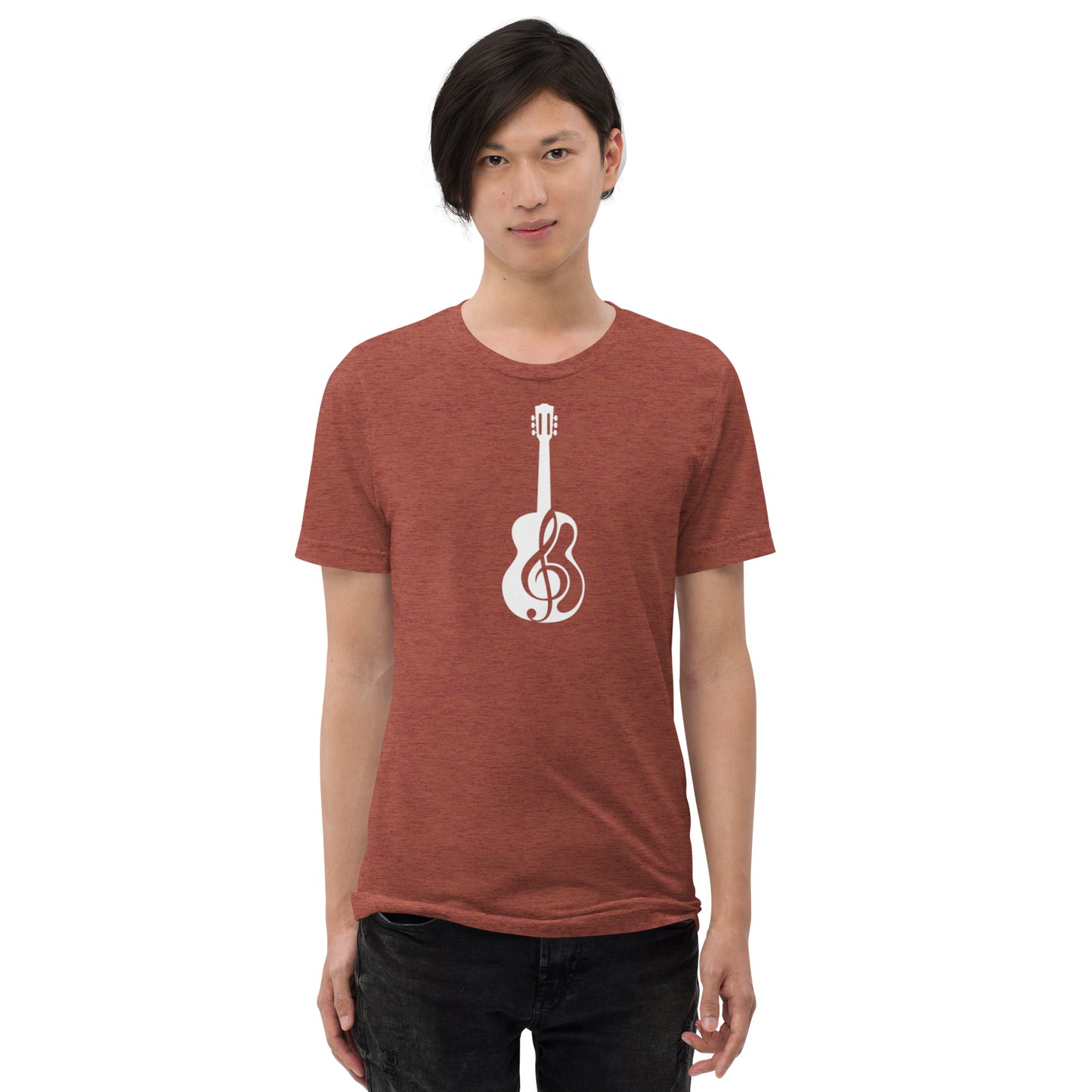 Music Note Guitar Short Sleeve T-Shirt