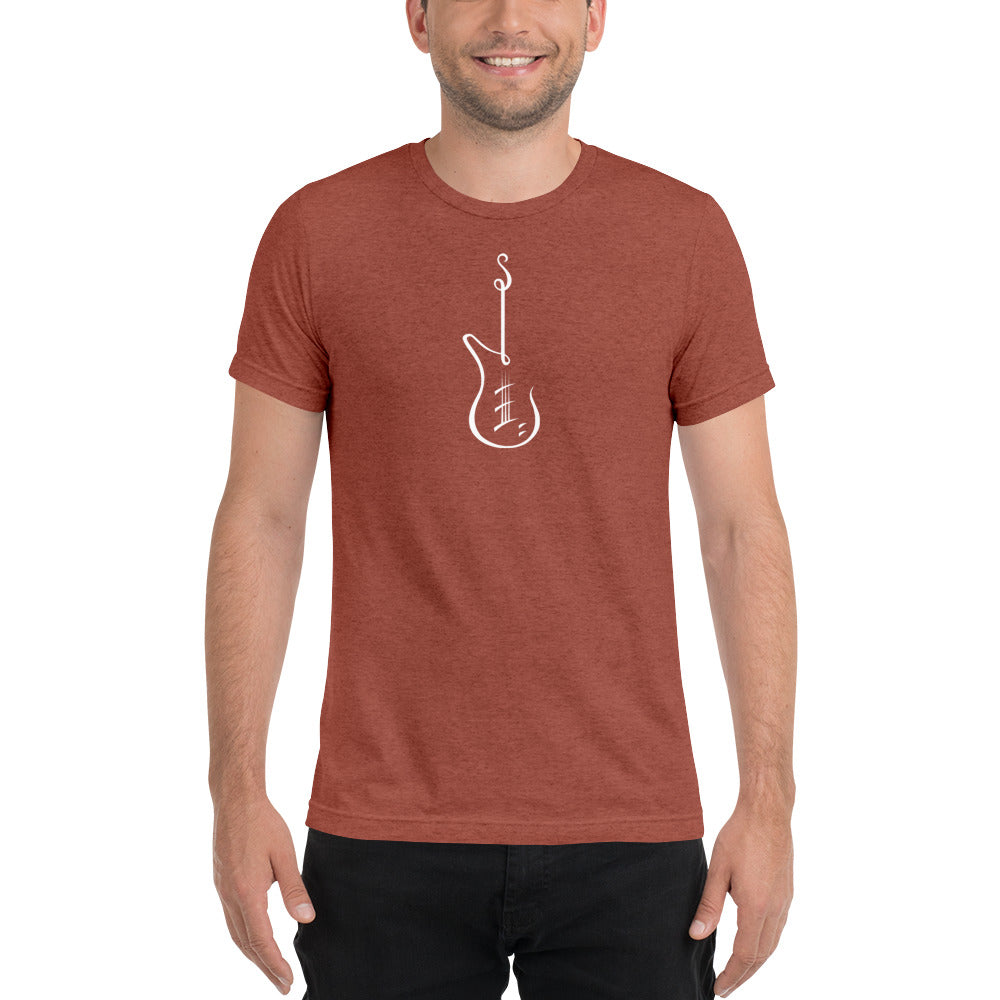 Curly Q Guitar Short Sleeve T-Shirt