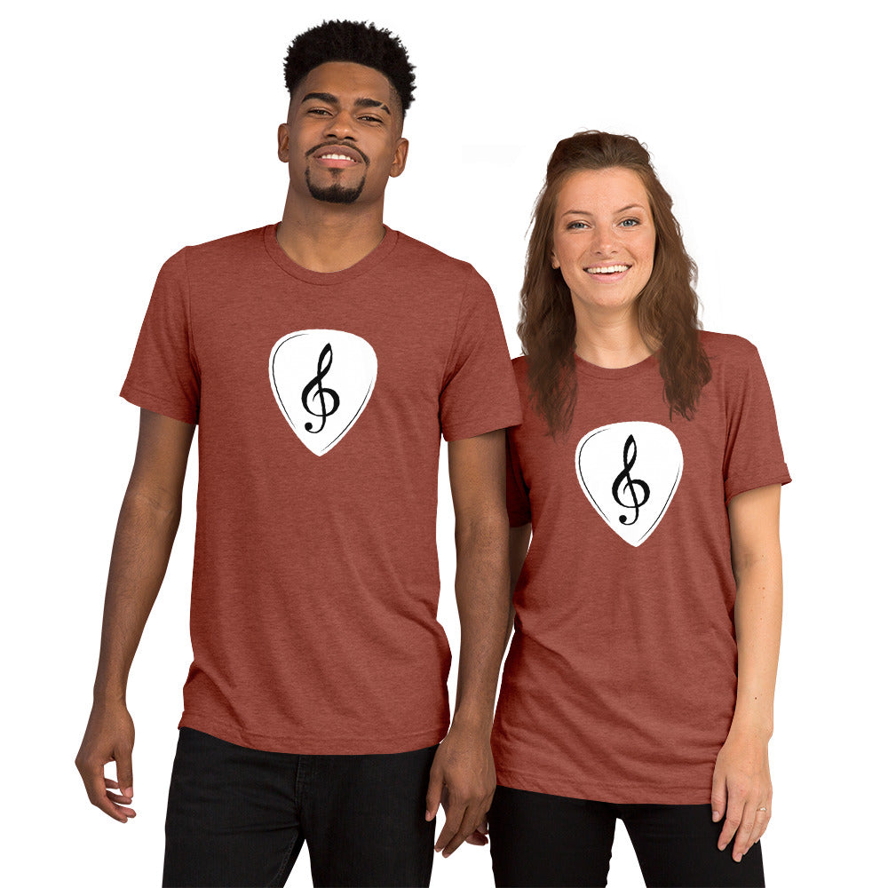 Guitar Pick Music Note Short Sleeve T-Shirt