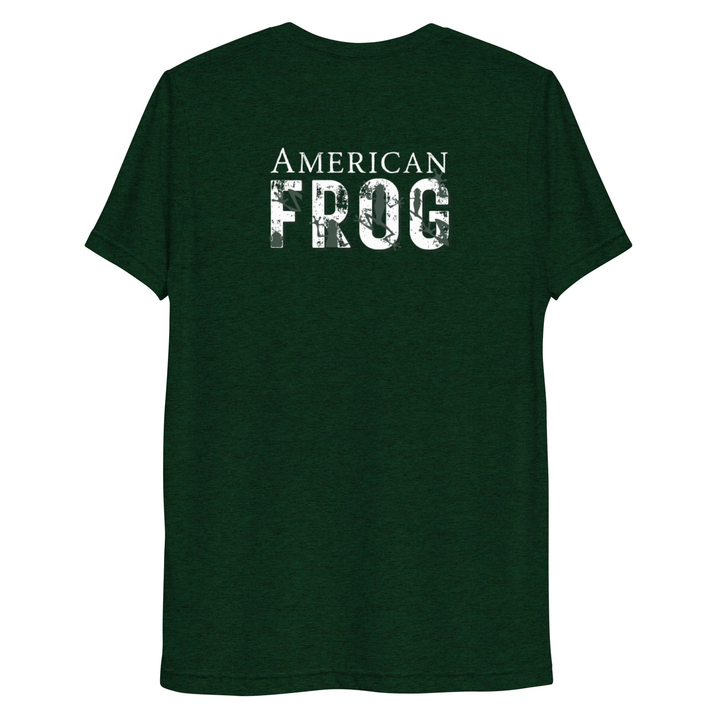 American Frog in Forest Green Short Sleeve T-Shirt