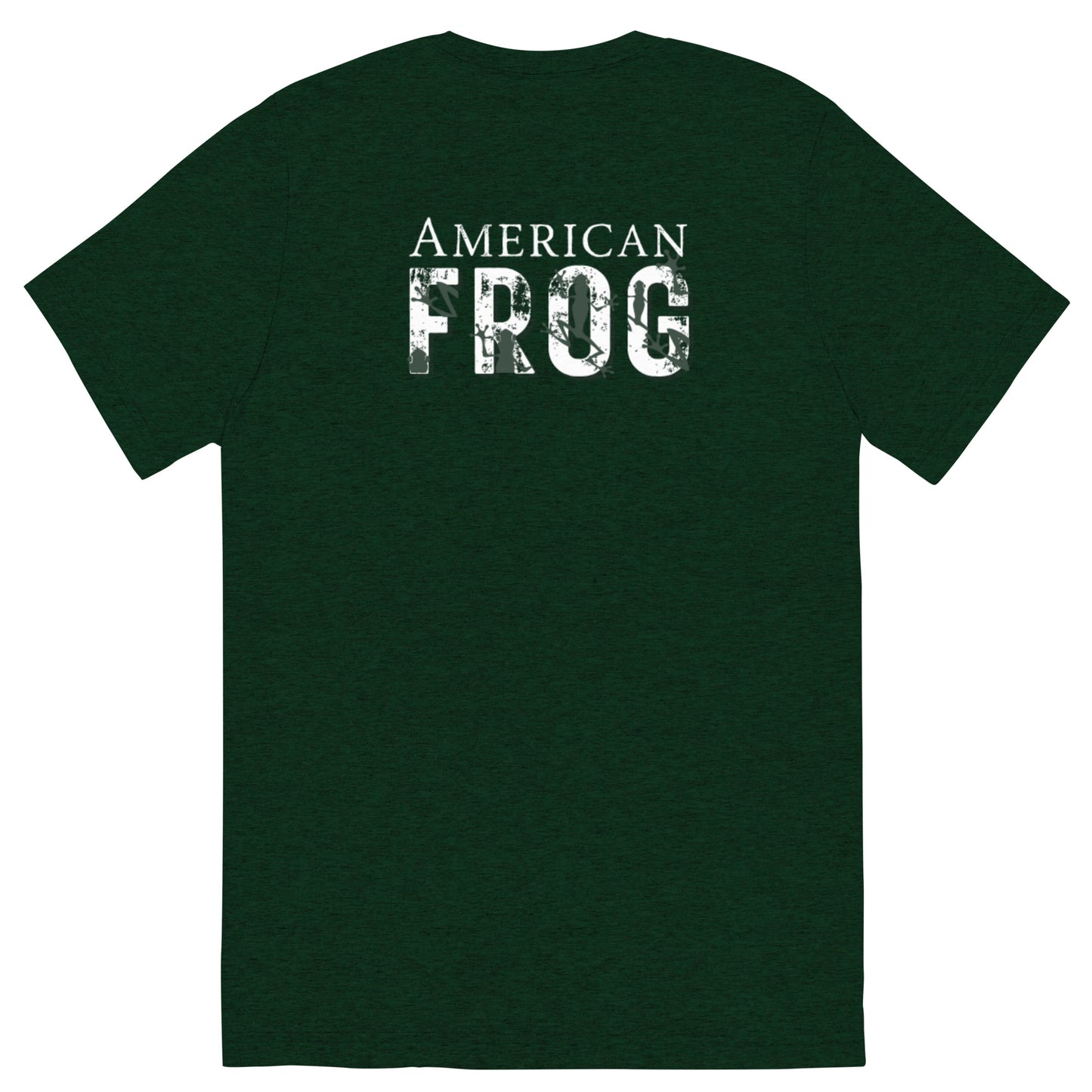 American Frog in Forest Green Short Sleeve T-Shirt