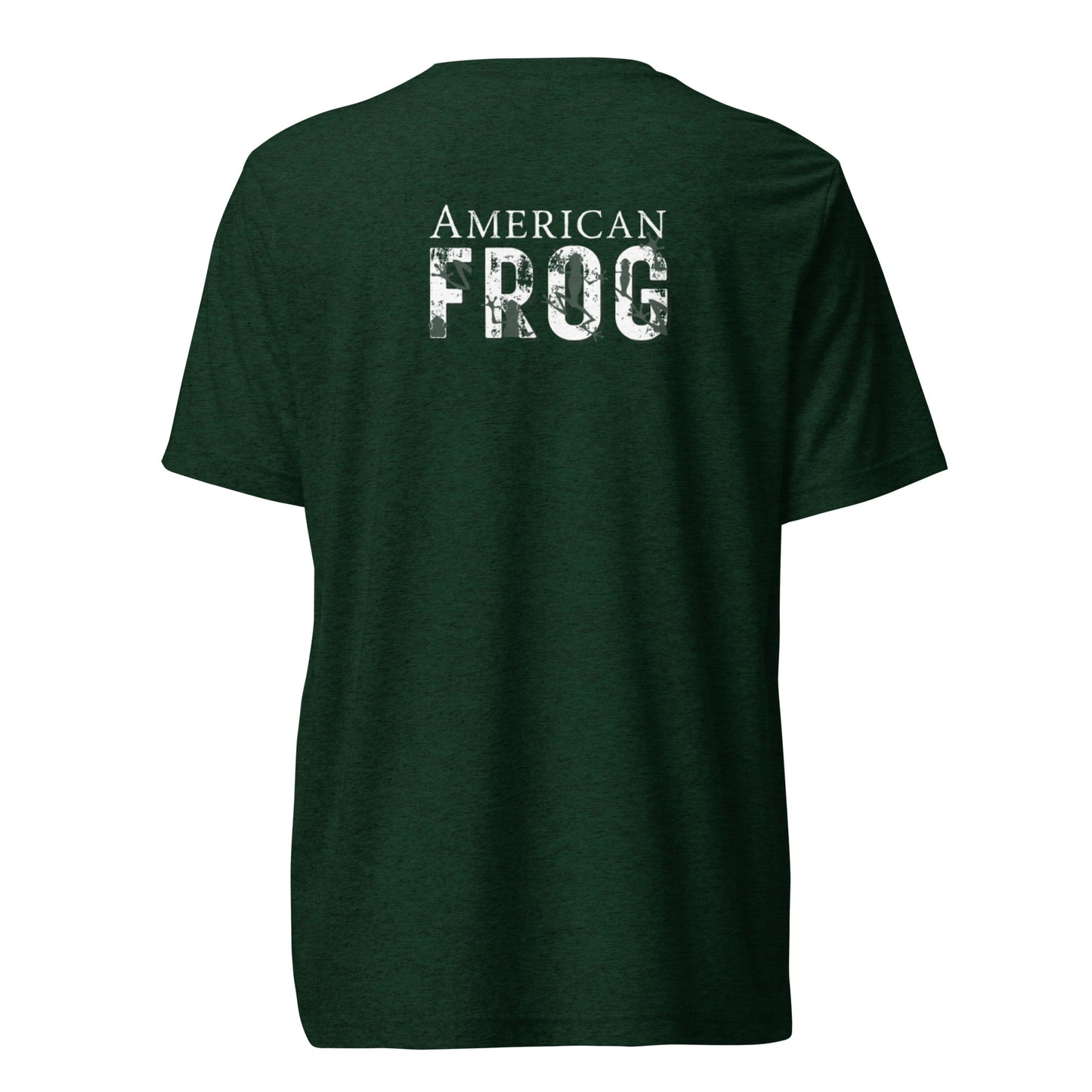 American Frog in Forest Green Short Sleeve T-Shirt