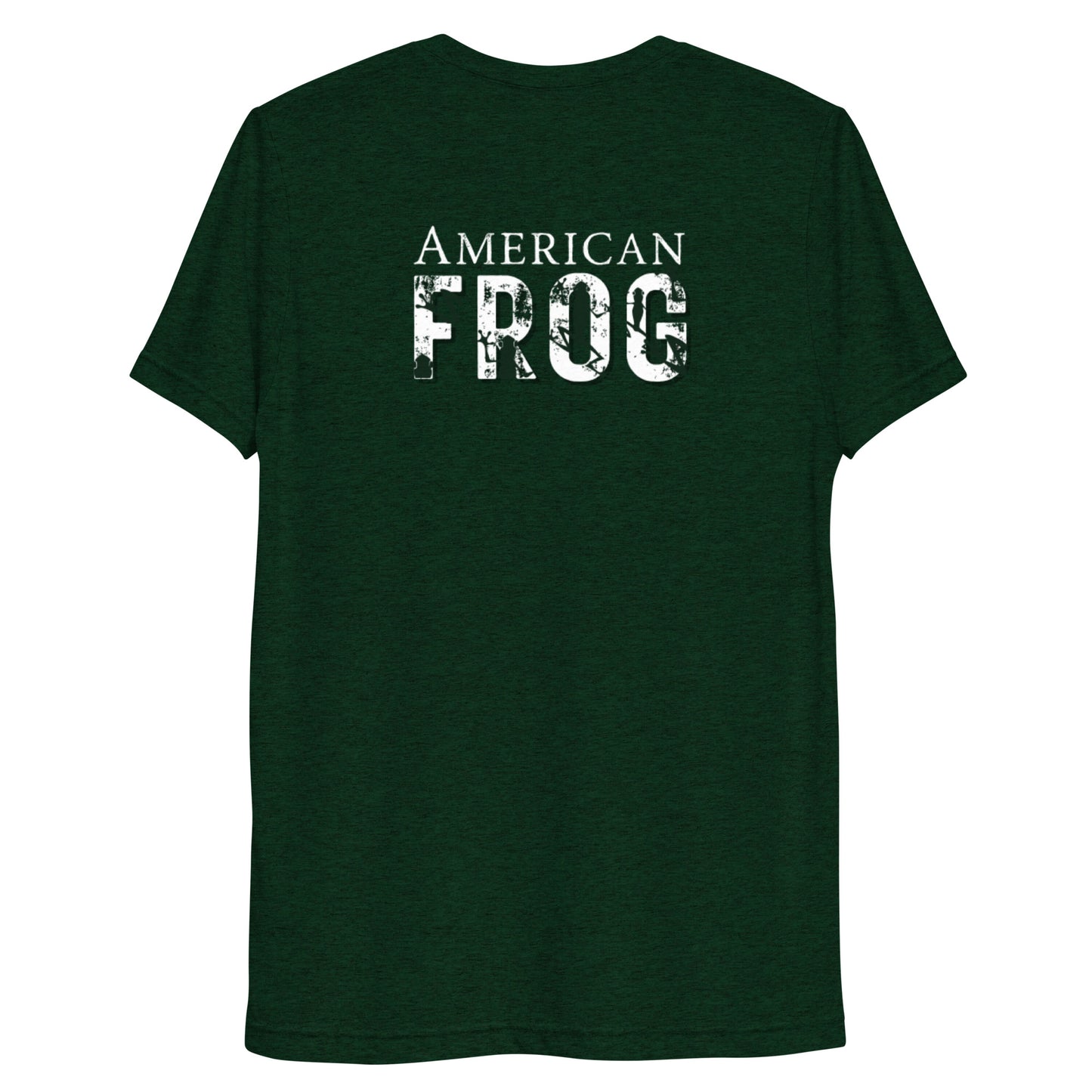 American Frog in Forest Green Short Sleeve T-Shirt