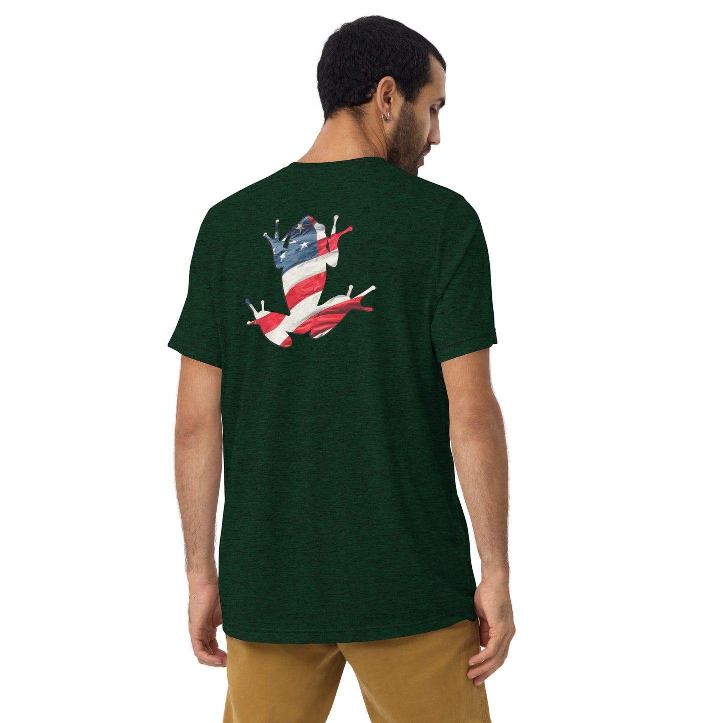 American Frog in Forest Green Short Sleeve T-Shrt