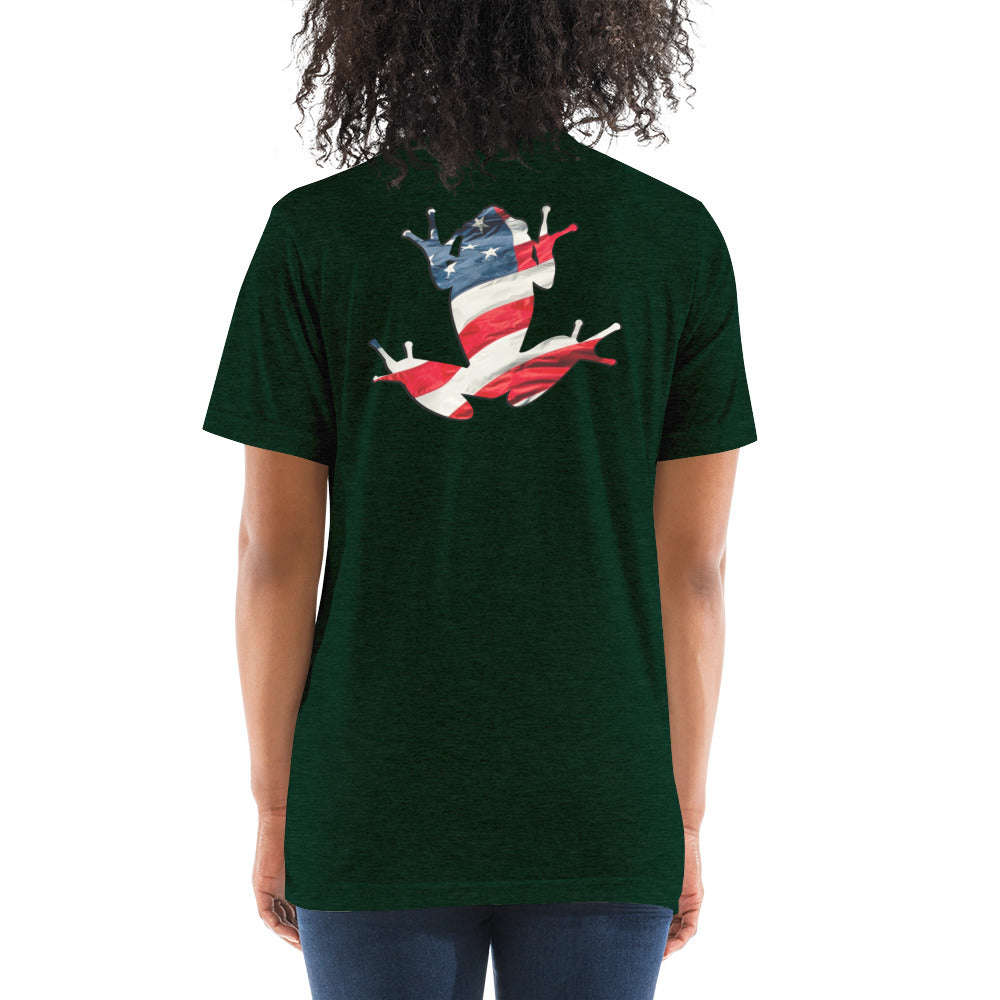 American Frog in Forest Green Short Sleeve T-Shrt