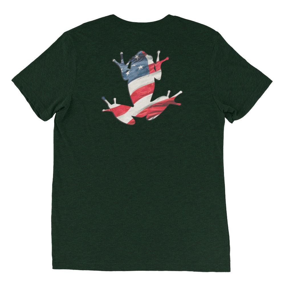 American Frog in Forest Green Short Sleeve T-Shrt