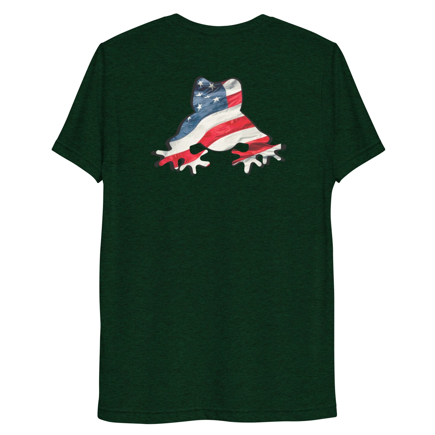 American Frog in Forest Green Short Sleeve T-Shirt