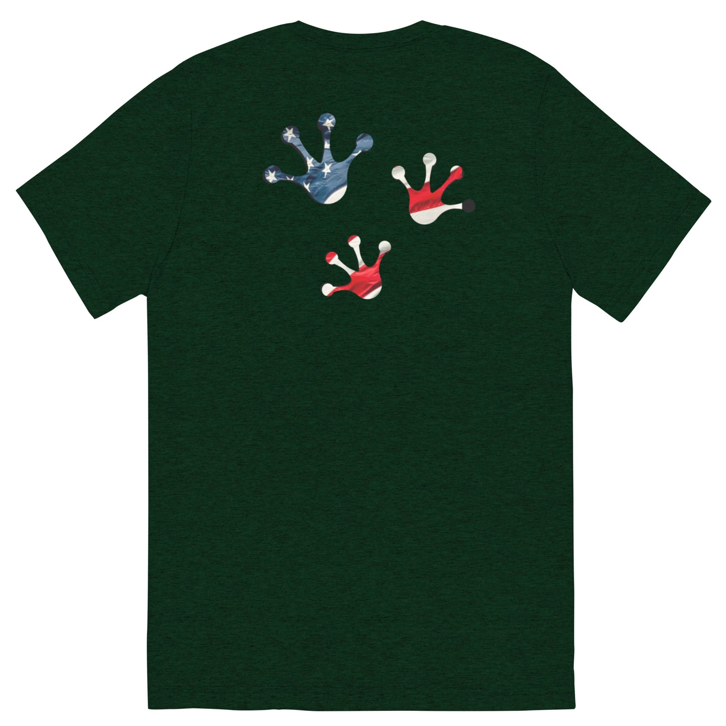 American Frog in Forest Green Short Sleeve T-Shirt