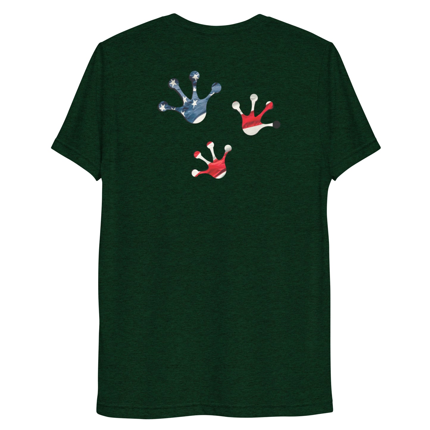 American Frog in Forest Green Short Sleeve T-Shirt