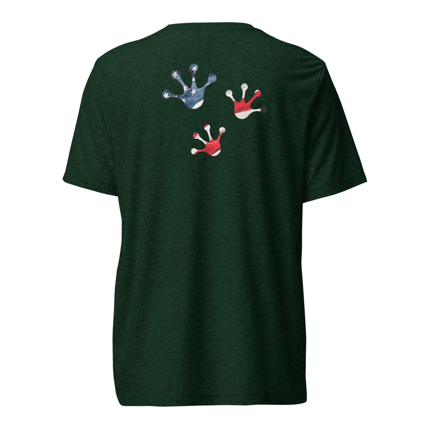 American Frog in Forest Green Short Sleeve T-Shirt